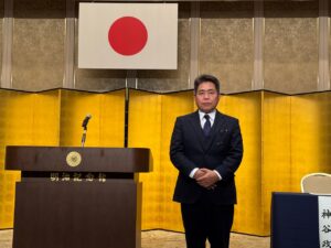 厚生労働大臣表彰 受賞前の様子 山口建装 代表 鹿児島市